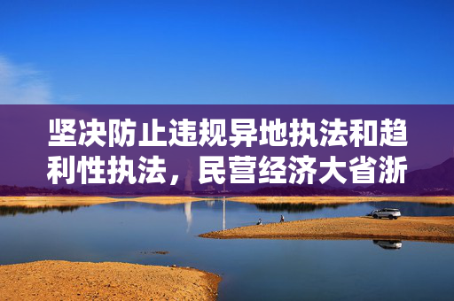 坚决防止违规异地执法和趋利性执法，民营经济大省浙江再发声