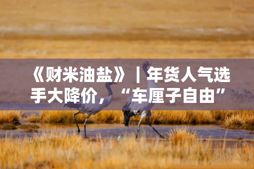 《财米油盐》｜年货人气选手大降价，“车厘子自由”凭啥实现？