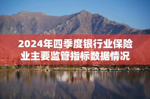 2024年四季度银行业保险业主要监管指标数据情况