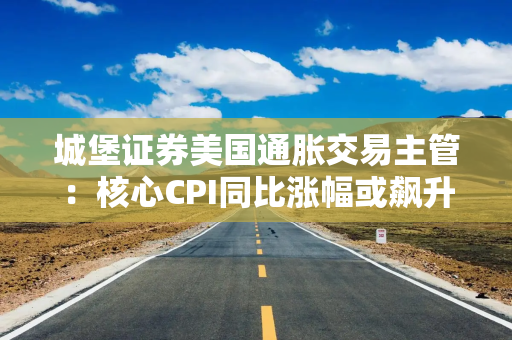 城堡证券美国通胀交易主管：核心CPI同比涨幅或飙升至4.5%