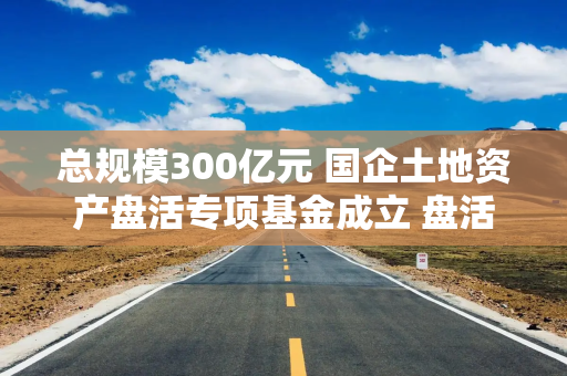 总规模300亿元 国企土地资产盘活专项基金成立 盘活标的为土地及附属建筑物