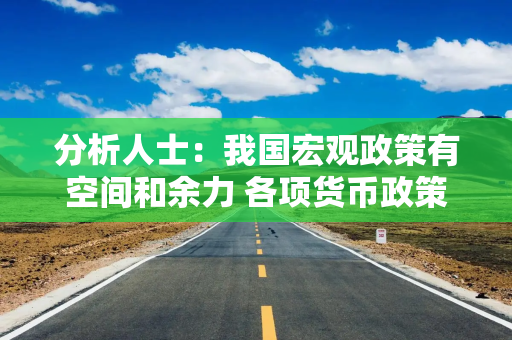 分析人士：我国宏观政策有空间和余力 各项货币政策会继续落地