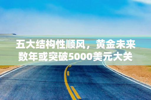 五大结构性顺风，黄金未来数年或突破5000美元大关？