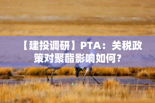 【建投调研】PTA：关税政策对聚酯影响如何？