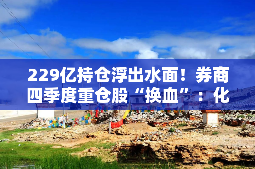 229亿持仓浮出水面！券商四季度重仓股“换血”：化工、硬件成新宠，高股息策略成制胜法宝