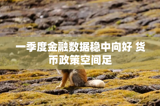 一季度金融数据稳中向好 货币政策空间足