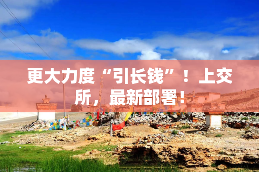 更大力度“引长钱”！上交所，最新部署！