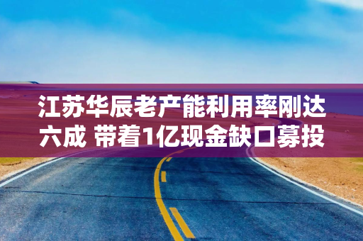江苏华辰老产能利用率刚达六成 带着1亿现金缺口募投新产能是否明智？