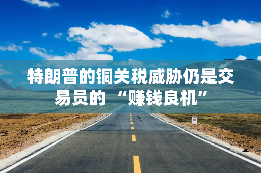 特朗普的铜关税威胁仍是交易员的 “赚钱良机”