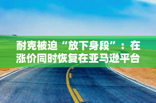 耐克被迫“放下身段”：在涨价同时恢复在亚马逊平台的售卖！