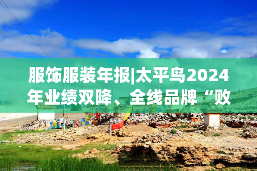 服饰服装年报|太平鸟2024年业绩双降、全线品牌“败走”销售额下滑 闭店数达835家、存货周转天数192天
