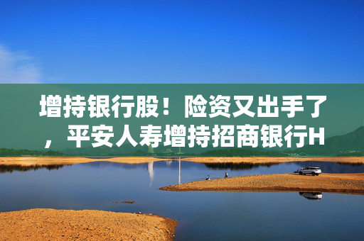增持银行股！险资又出手了，平安人寿增持招商银行H股