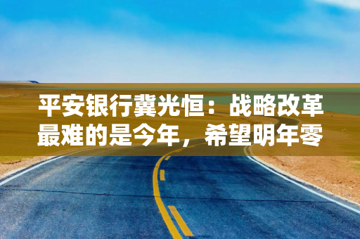 平安银行冀光恒：战略改革最难的是今年，希望明年零售问题能基本解决