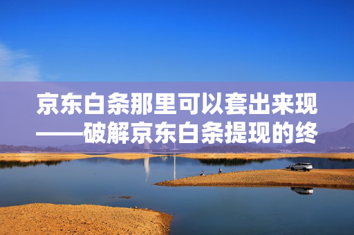 京东白条那里可以套出来现——破解京东白条提现的终极秘籍