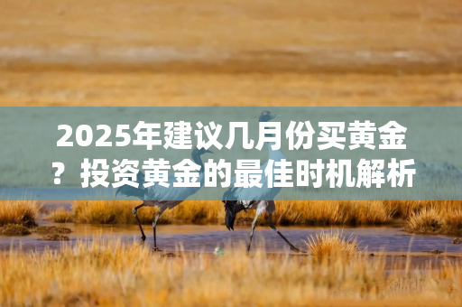 2025年建议几月份买黄金？投资黄金的最佳时机解析