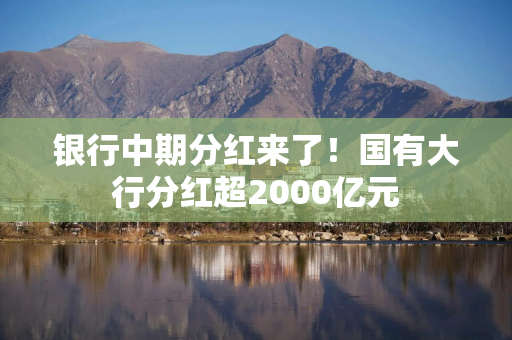 银行中期分红来了！国有大行分红超2000亿元