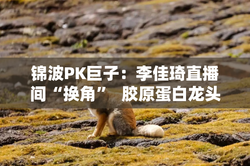 锦波PK巨子:李佳琦直播间“换角”  胶原蛋白龙头暗战C端美妆