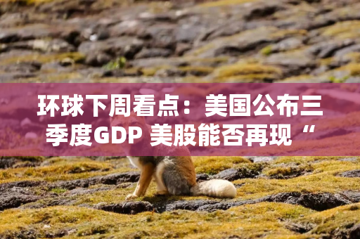 环球下周看点:美国公布三季度GDP 美股能否再现“圣诞老人行情”?