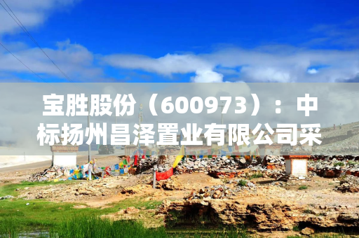 宝胜股份(600973):中标扬州昌泽置业有限公司采购项目,中标金额为460.66万元