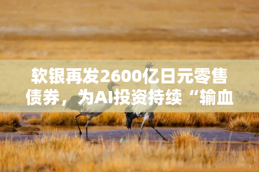 软银再发2600亿日元零售债券,为AI投资持续“输血”