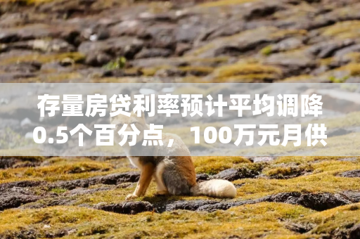 存量房贷利率预计平均调降0.5个百分点，100万元月供能省多少？