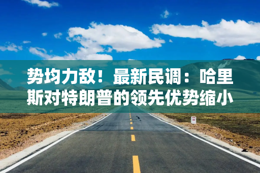 势均力敌！最新民调：哈里斯对特朗普的领先优势缩小