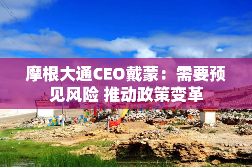 摩根大通CEO戴蒙：需要预见风险 推动政策变革