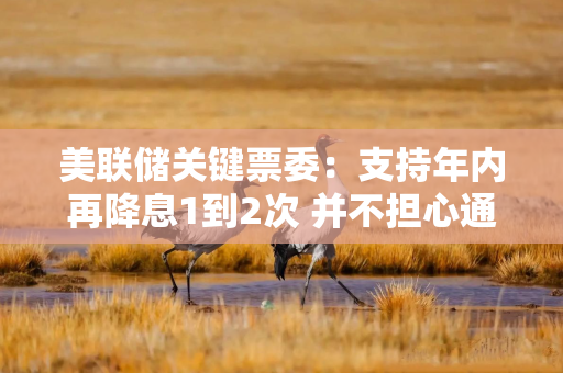 美联储关键票委：支持年内再降息1到2次 并不担心通胀加速