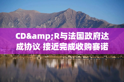 CD&R与法国政府达成协议 接近完成收购赛诺菲消费健康业务交易
