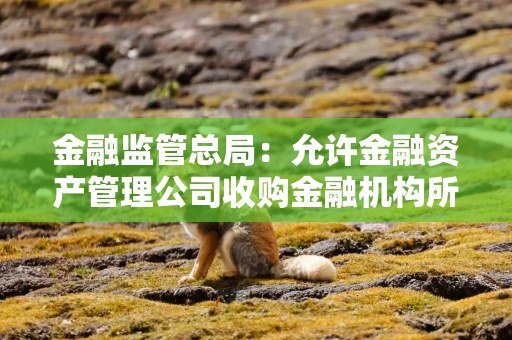 金融监管总局：允许金融资产管理公司收购金融机构所持有的重组资产、其他已发生信用减值的资产等