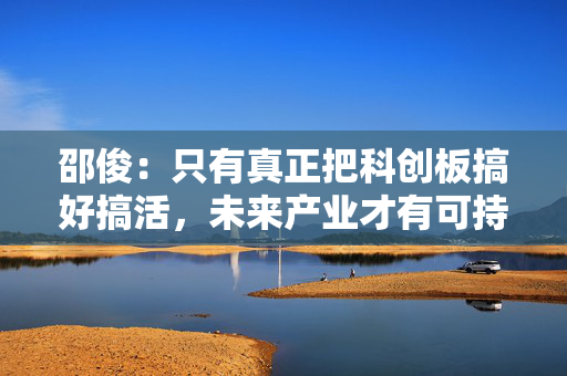 邵俊：只有真正把科创板搞好搞活，未来产业才有可持续的发展