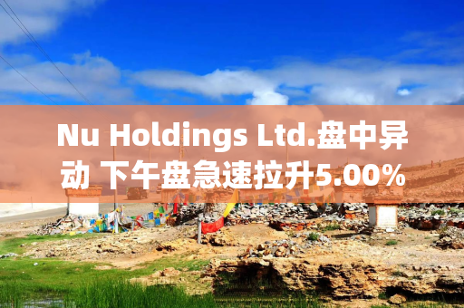 Nu Holdings Ltd.盘中异动 下午盘急速拉升5.00%