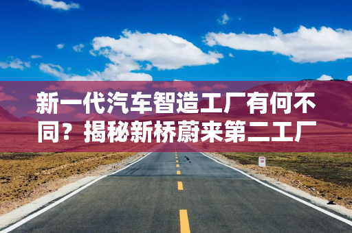 新一代汽车智造工厂有何不同？揭秘新桥蔚来第二工厂，看见中国企业力量！