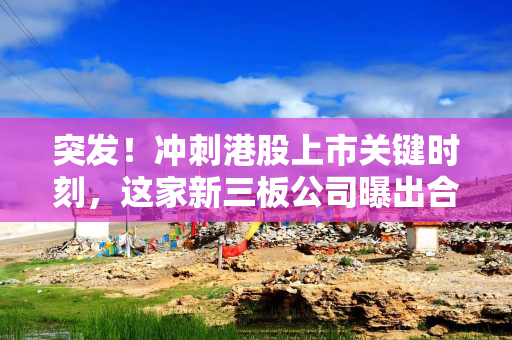突发！冲刺港股上市关键时刻，这家新三板公司曝出合同诉讼