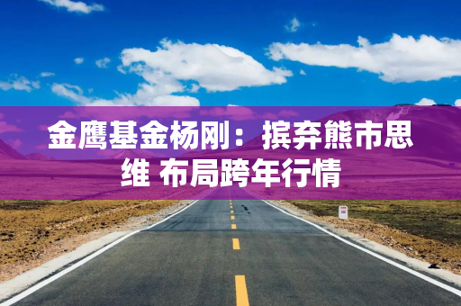 金鹰基金杨刚：摈弃熊市思维 布局跨年行情