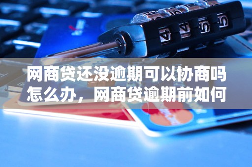 网商贷还没逾期可以协商吗怎么办，网商贷逾期前如何协商还款