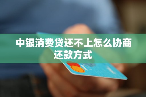 中银消费贷还不上怎么协商还款方式
