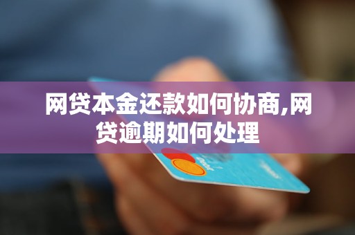 网贷本金还款如何协商,网贷逾期如何处理