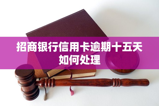 招商银行信用卡逾期十五天如何处理