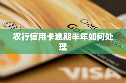 农行信用卡逾期半年如何处理