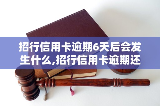 招行信用卡逾期6天后会发生什么,招行信用卡逾期还款流程解析