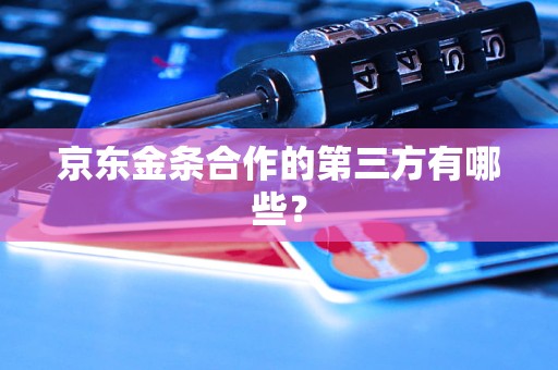 京东金条合作的第三方有哪些？
