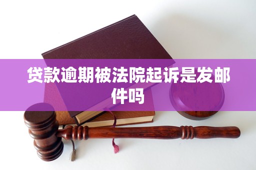 贷款逾期被法院起诉是发邮件吗