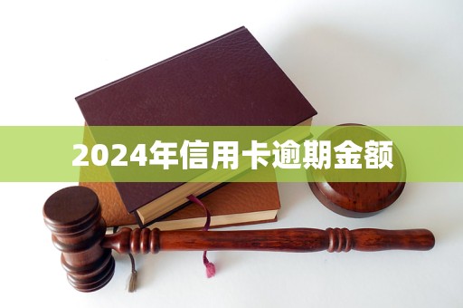 2024年信用卡逾期金额