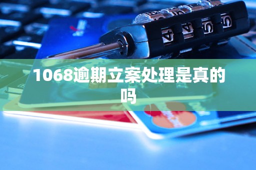 1068逾期立案处理是真的吗