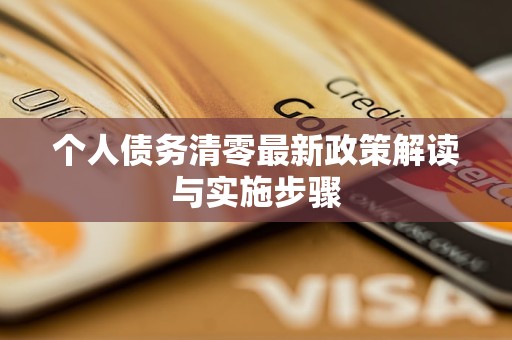 个人债务清零最新政策解读与实施步骤