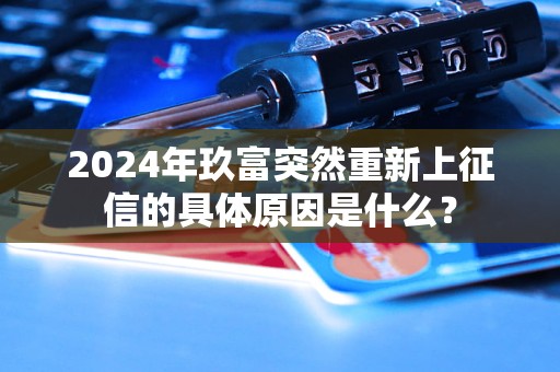 2024年玖富突然重新上征信的具体原因是什么？