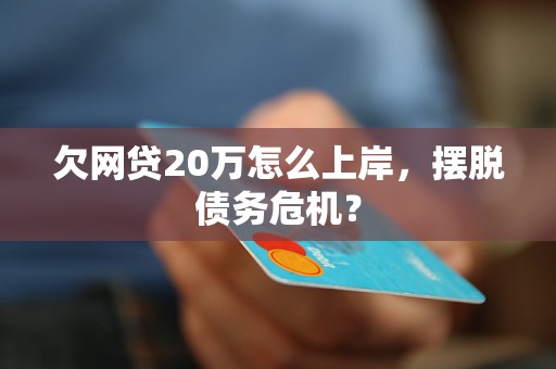 欠网贷20万怎么上岸，摆脱债务危机？