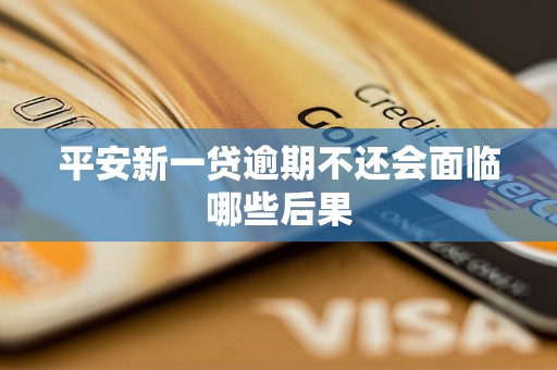 平安新一贷逾期不还会面临哪些后果