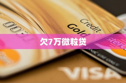 欠7万微粒贷